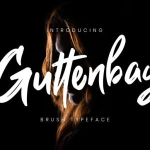Guttenbay Brush Typeface