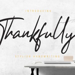 Thankfully Stylish Script