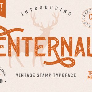 Enternal Vintage Stamp Typeface