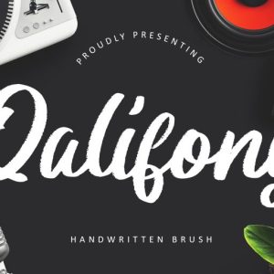 Qalifony Handwritten Brush