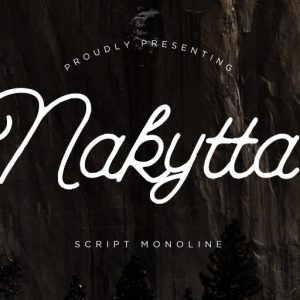 Nakytta Monoline Script