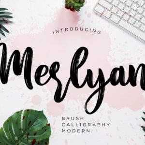 Merlyan Brush Calligraphy