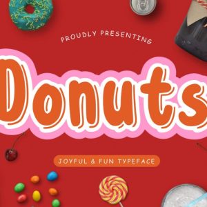 Donuts Joyful & Fun Typeface
