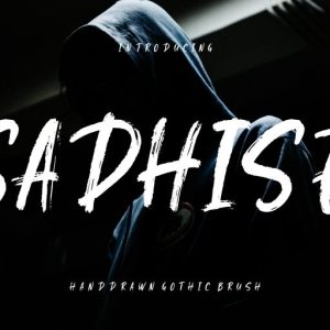 Sadhise Handdrawn Gothic Brush
