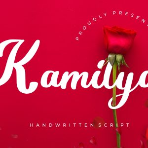Kamilya Handwritten Script
