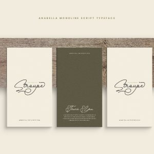 Anabella Monoline Script