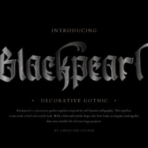Blackpearl Decorative Gothic