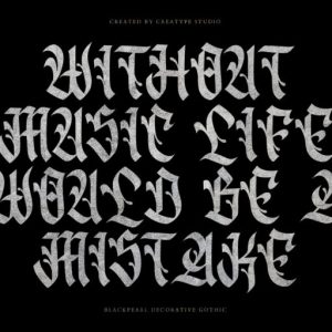 Blackpearl Decorative Gothic
