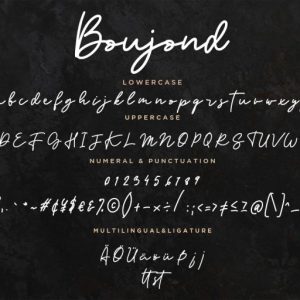 Boujond Signature Monoline