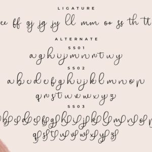 Bryan Kimberly Beautiful Typeface