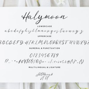Halymoon Stylish Signature