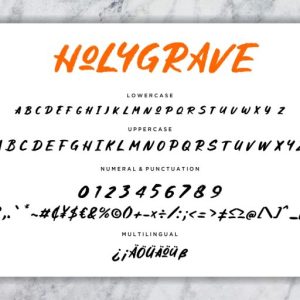 Holygrave Handwritten Brush