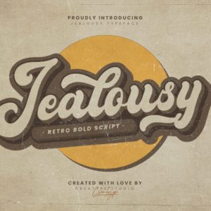 Jealousy Retro Bold Script