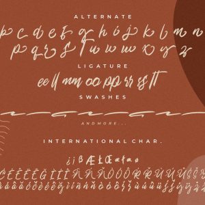 Kallina Handbrush Instagram Font