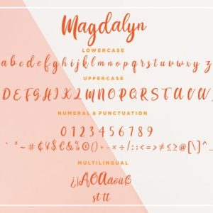 Magdalyn Modern Calligraphy