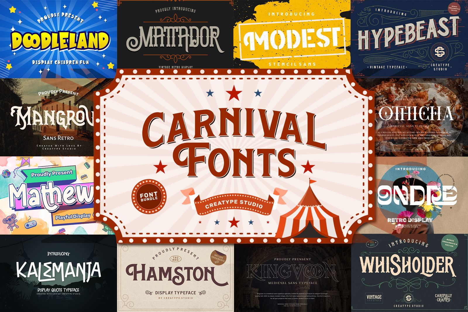 Astragon Font Edition Font Bundle Preview Image
