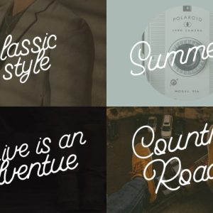 Nakytta Monoline Script
