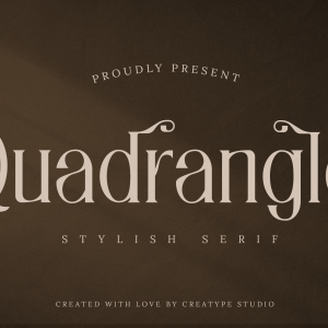 Quadrangle Stylish Serif