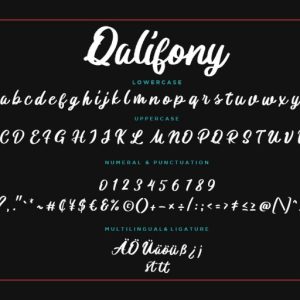 Qalifony Handwritten Brush