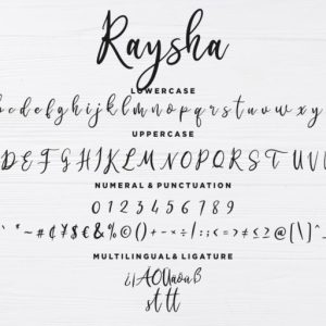 Raysha Signature Handwritten