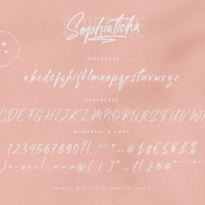 Sophiaticha Handwritten Brush