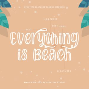 Sunday Morning Quirky Typeface