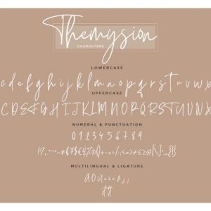Themysion Signature Handwriting